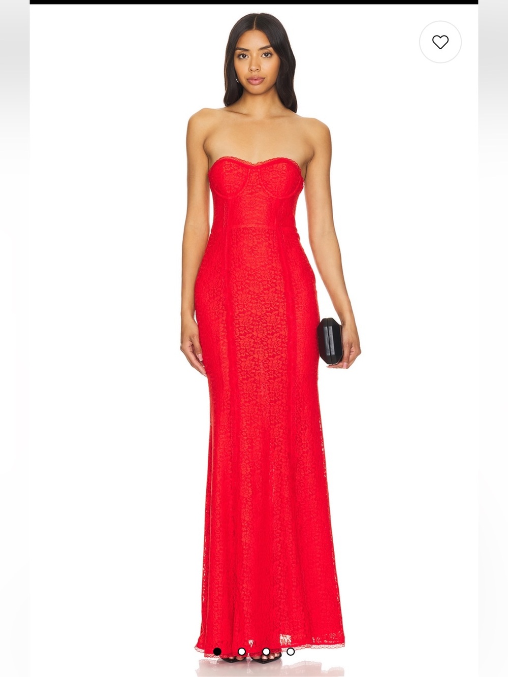 MAJORELLE Mari Elena Gown in Cherry Red Size Large NWT